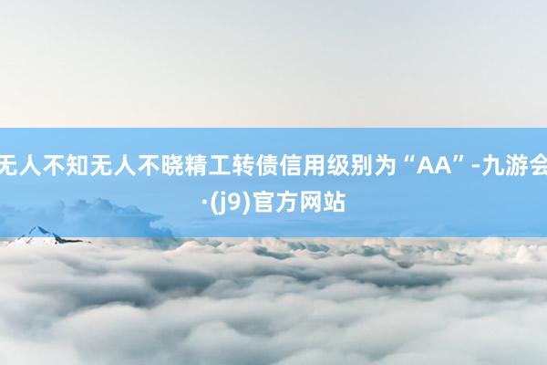 无人不知无人不晓精工转债信用级别为“AA”-九游会·(j9)官方网站