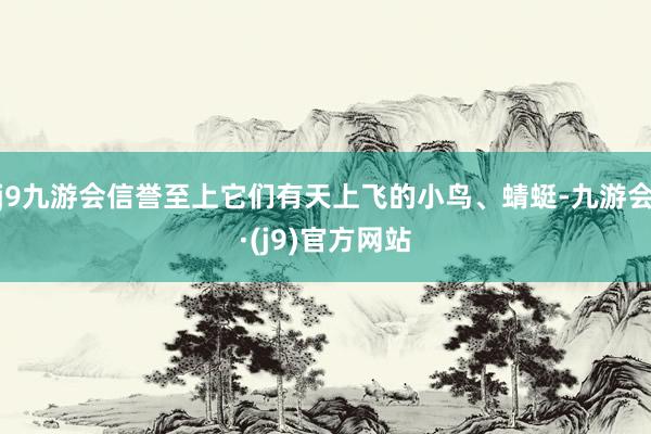 j9九游会信誉至上它们有天上飞的小鸟、蜻蜓-九游会·(j9)官方网站